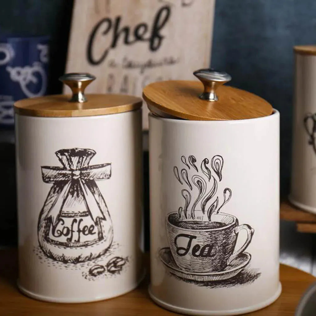 Thickened Galvanized Iron Storage Tank KL Kitchen Seasoning Jar - Bellarte Enchanté Thickened Galvanized Iron Storage Tank KL Kitchen Seasoning Jar