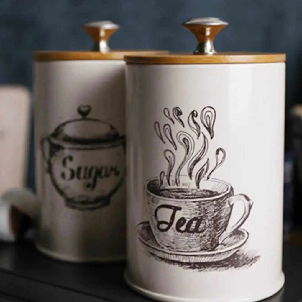 Thickened Galvanized Iron Storage Tank KL Kitchen Seasoning Jar - Bellarte Enchanté Thickened Galvanized Iron Storage Tank KL Kitchen Seasoning Jar