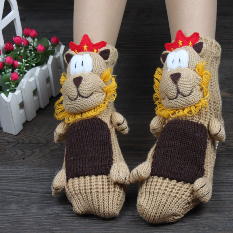 Thickened Middle Tube Thick Line Adult Christmas Socks - Bellarte Enchanté Thickened Middle Tube Thick Line Adult Christmas Socks
