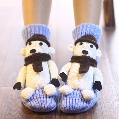 Thickened Middle Tube Thick Line Adult Christmas Socks - Bellarte Enchanté Thickened Middle Tube Thick Line Adult Christmas Socks