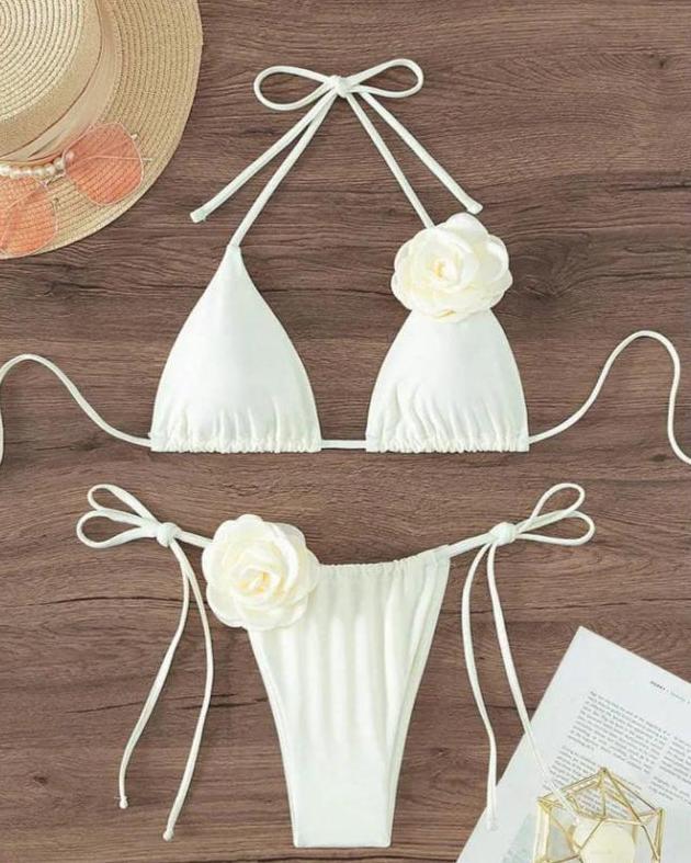 Three-dimensional Flower Women's Swimsuit Bikini Suit Fashion - Bellarte Enchanté Three-dimensional Flower Women's Swimsuit Bikini Suit Fashion