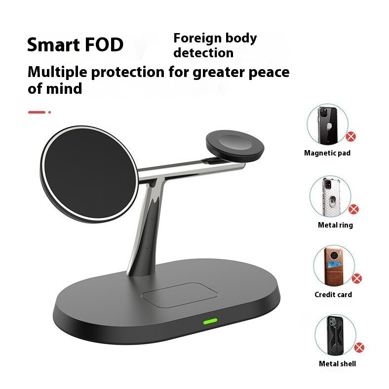Three-in-one Magnetic Wireless Charger - Bellarte Enchanté Three-in-one Magnetic Wireless Charger