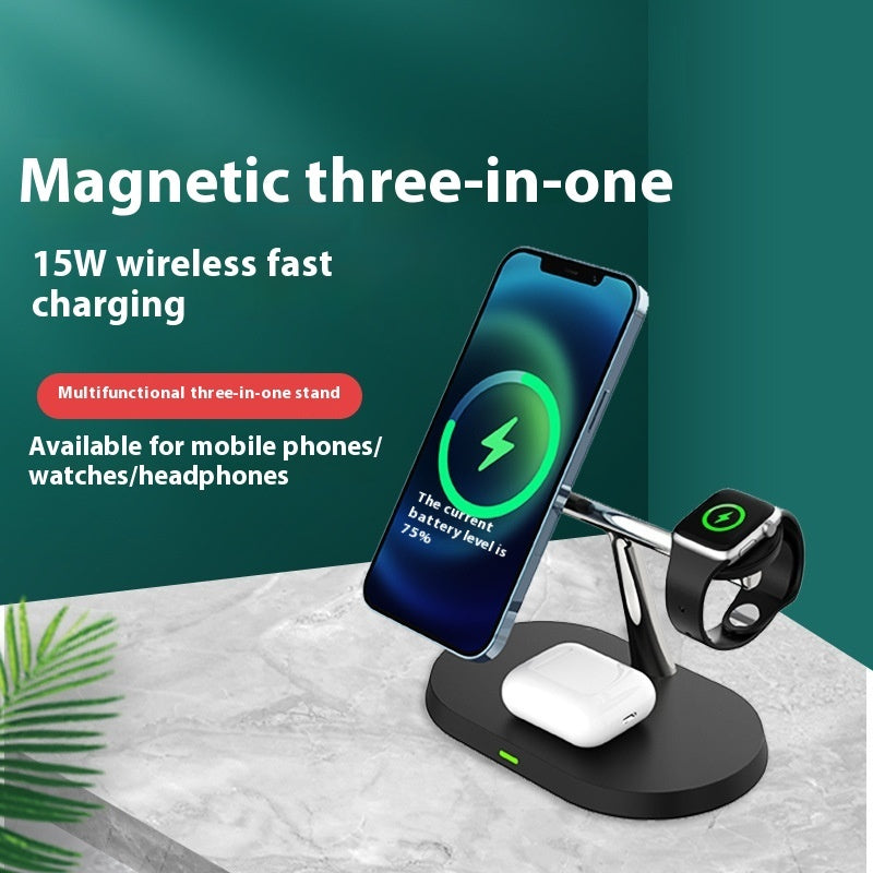 Three-in-one Magnetic Wireless Charger - Bellarte Enchanté Three-in-one Magnetic Wireless Charger