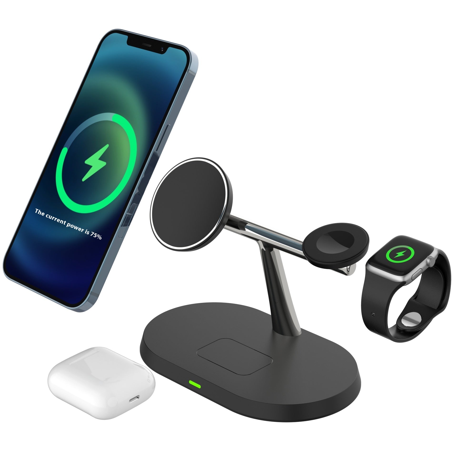 Three-in-one Magnetic Wireless Charger - Bellarte Enchanté Three-in-one Magnetic Wireless Charger
