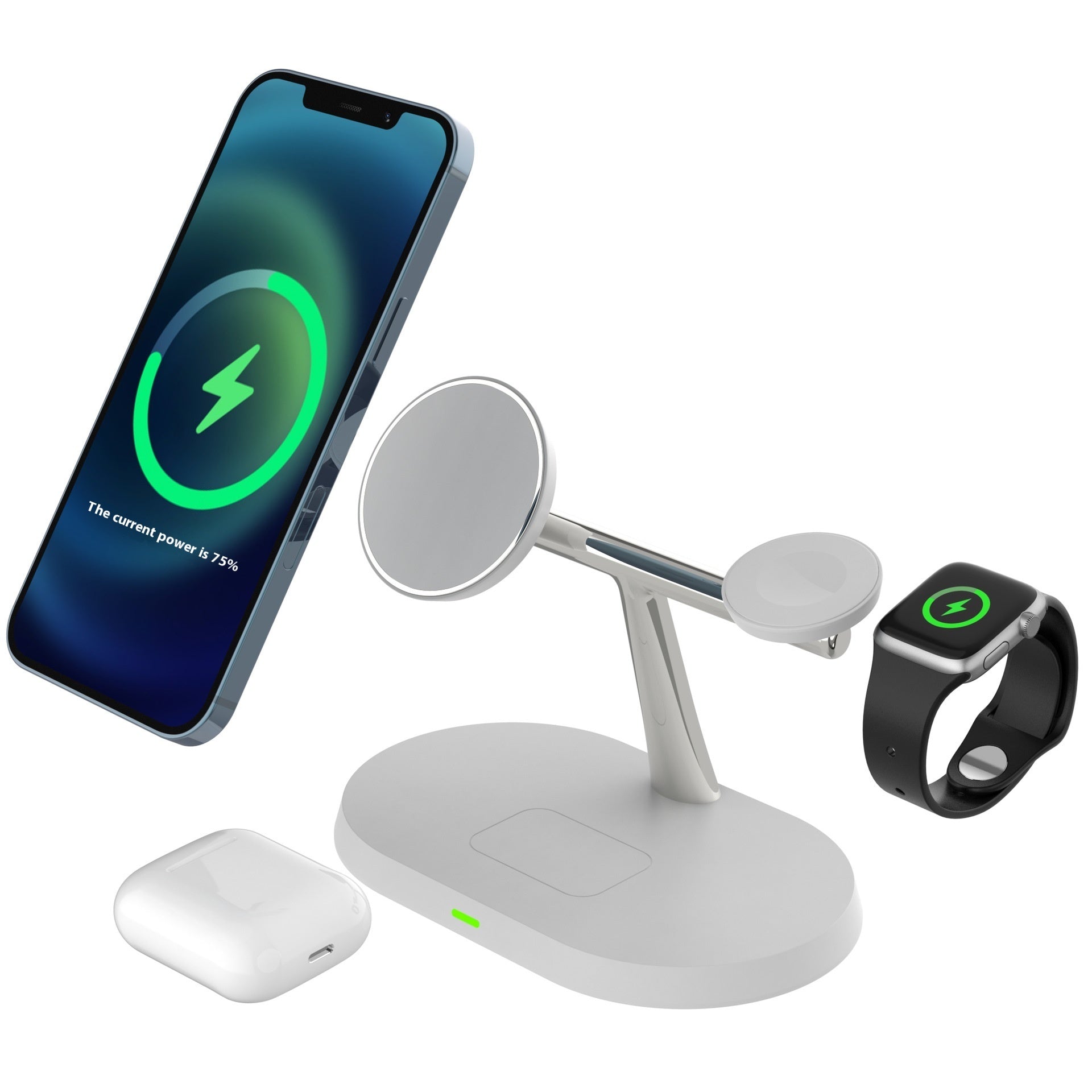 Three-in-one Magnetic Wireless Charger - Bellarte Enchanté Three-in-one Magnetic Wireless Charger