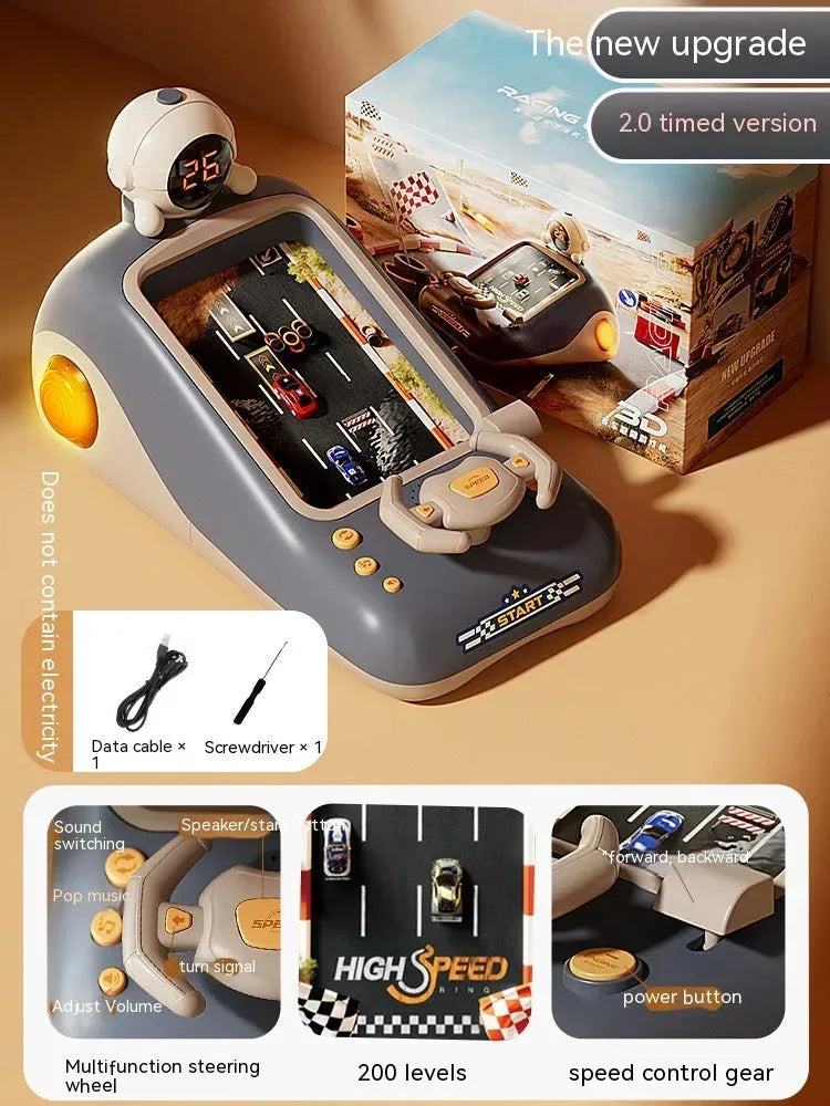 Timing Version Children's Racing Car Adventure Steering Wheel Toy - Bellarte Enchanté Timing Version Children's Racing Car Adventure Steering Wheel Toy