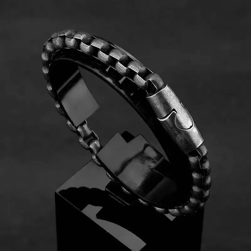 Titanium Steel Men's Vintage Bracelet Creative Personality - Bellarte Enchanté Titanium Steel Men's Vintage Bracelet Creative Personality