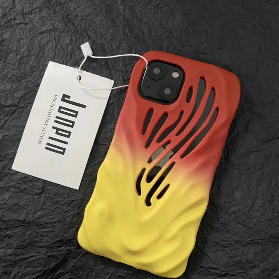 Titanium Wind Hollowed Out Suitable Phone Cases - Bellarte Enchanté Titanium Wind Hollowed Out Suitable Phone Cases