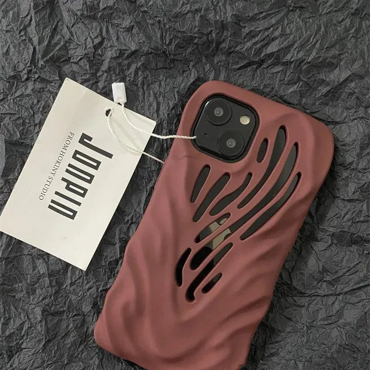 Titanium Wind Hollowed Out Suitable Phone Cases - Bellarte Enchanté Titanium Wind Hollowed Out Suitable Phone Cases