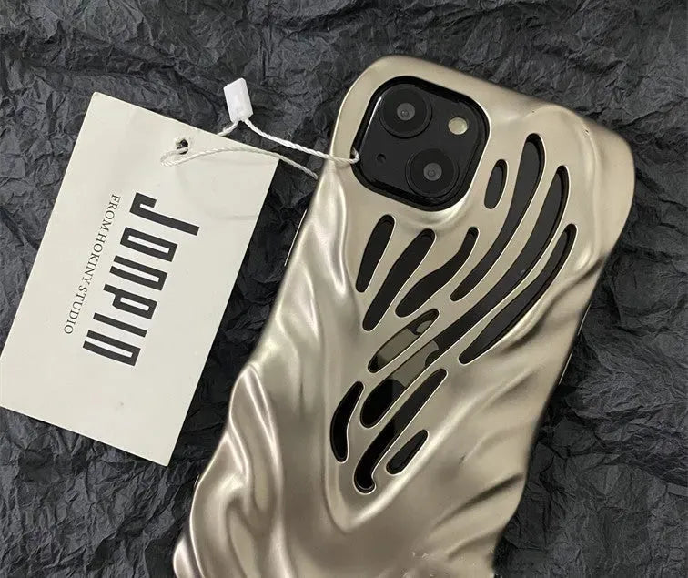 Titanium Wind Hollowed Out Suitable Phone Cases - Bellarte Enchanté Titanium Wind Hollowed Out Suitable Phone Cases
