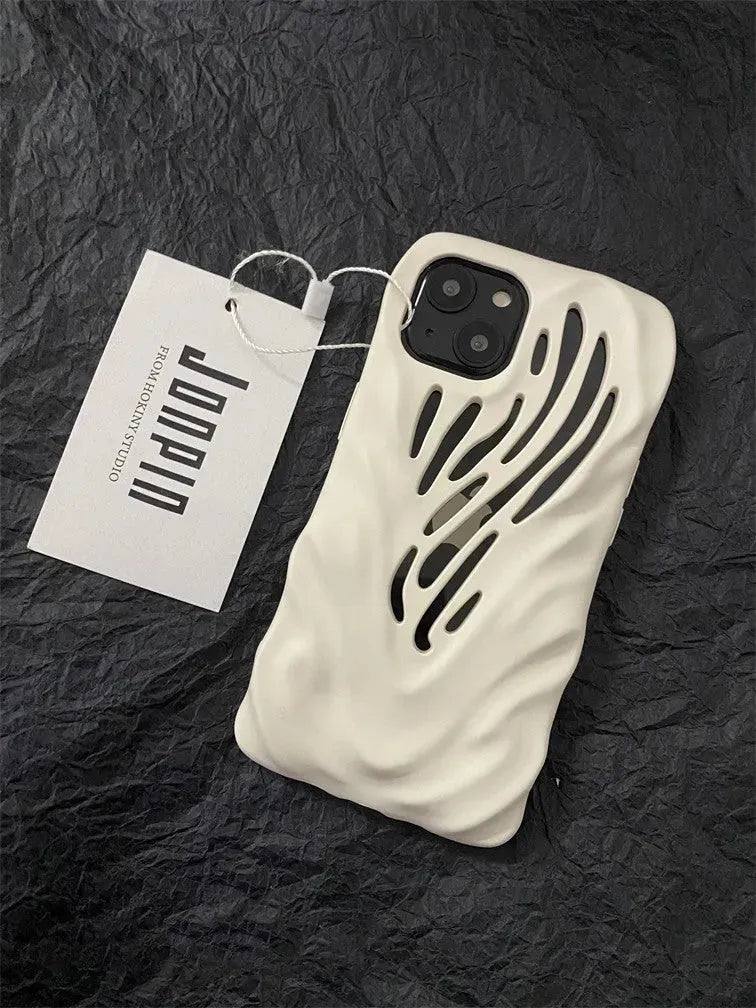 Titanium Wind Hollowed Out Suitable Phone Cases - Bellarte Enchanté Titanium Wind Hollowed Out Suitable Phone Cases