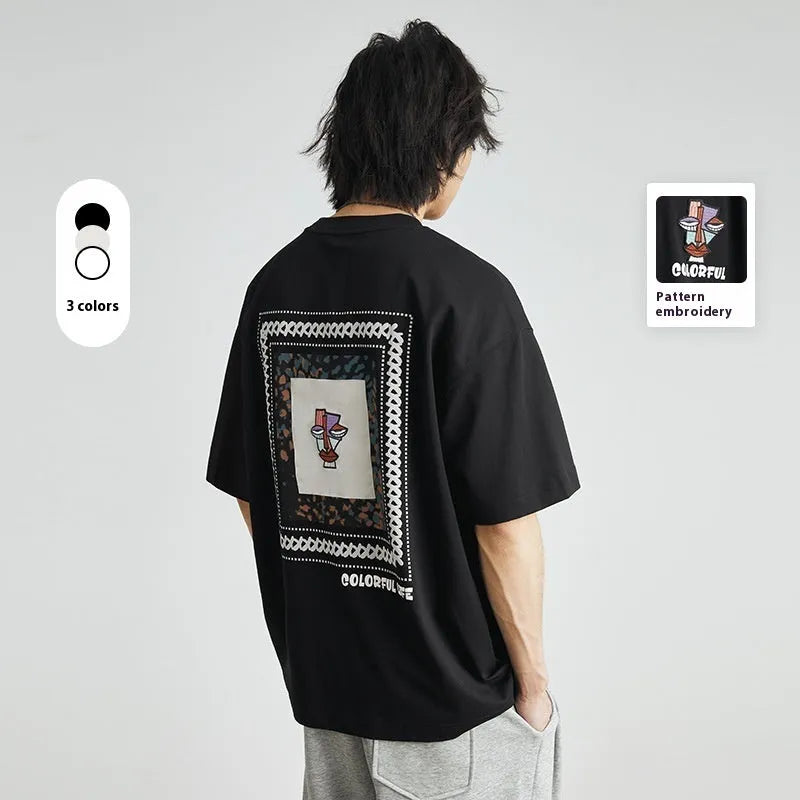 Tokio Style Embroidery Pattern Shirt Sleeve - Bellarte Enchanté Tokio Style Embroidery Pattern Shirt Sleeve