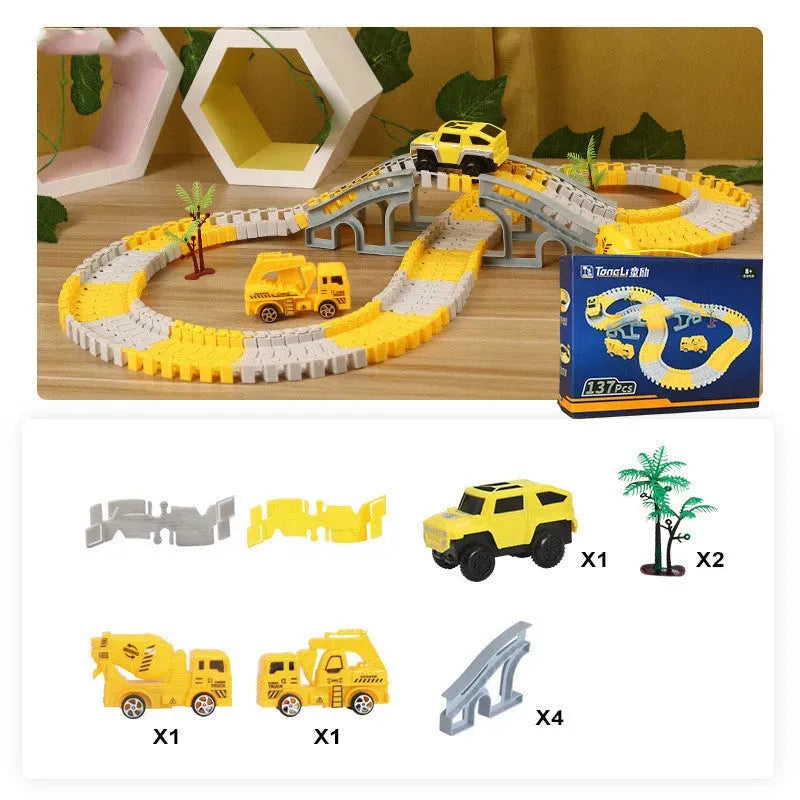 Tongli Engineering Vehicle Rail Car Children's Toys - Bellarte Enchanté Tongli Engineering Vehicle Rail Car Children's Toys