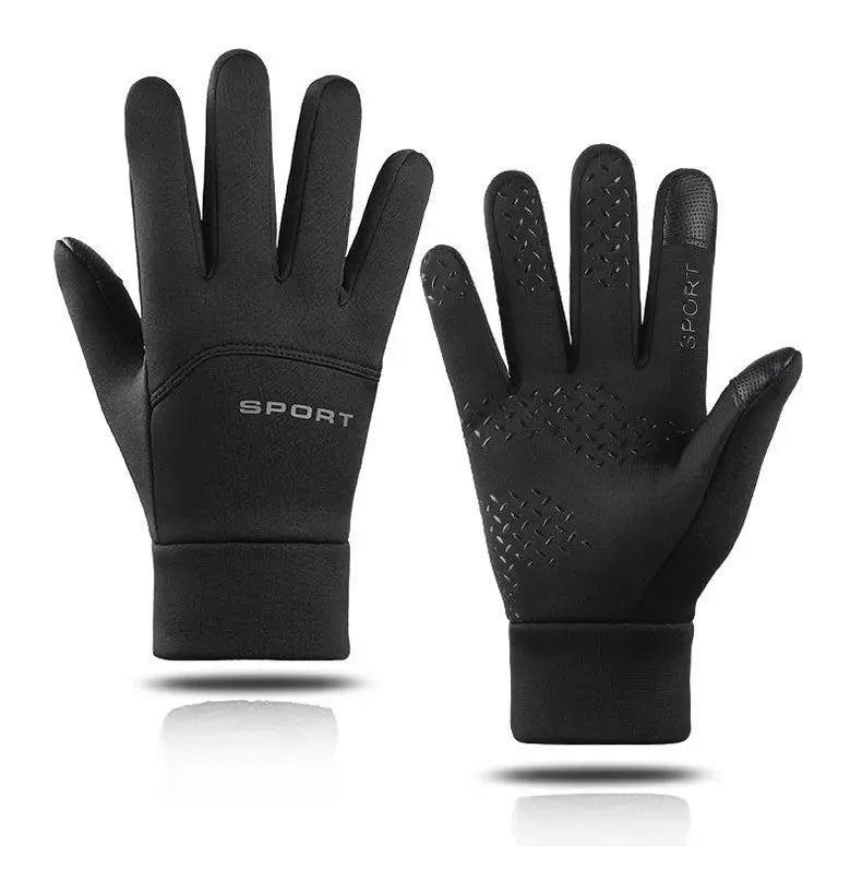 Touch Screen Plush Thickened Warm Windproof Anti-skid Waterproof Outdoor Riding Gloves - Bellarte Enchanté Touch Screen Plush Thickened Warm Windproof Anti-skid Waterproof Outdoor Riding Gloves