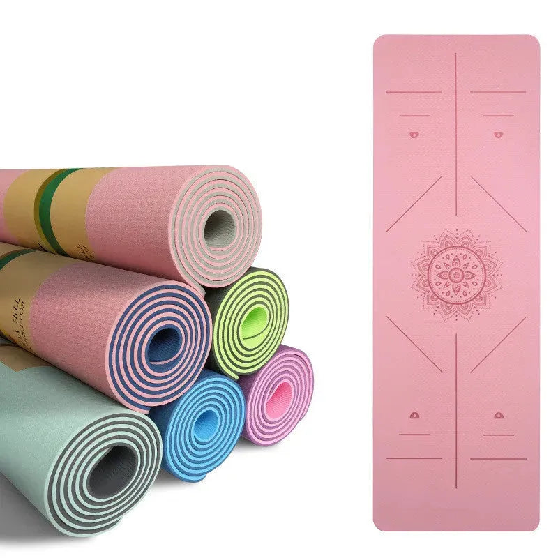TPE Position Pad Thickening And Lengthening Female Fitness Yoga - Bellarte Enchanté TPE Position Pad Thickening And Lengthening Female Fitness Yoga