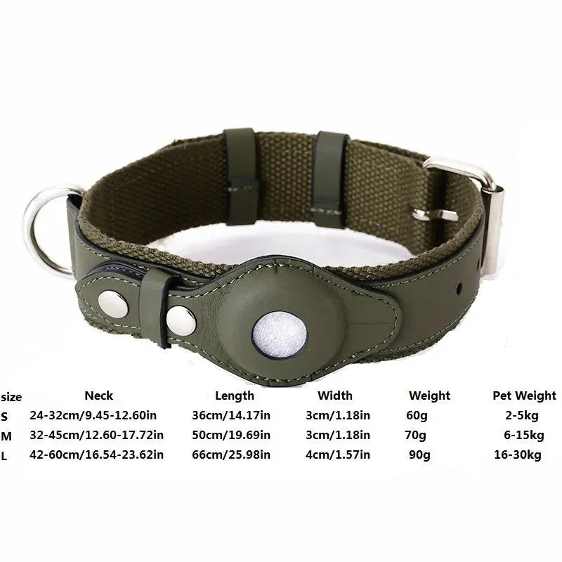 Tracking Airtag Dog Collar Pet Leash Leash For Medium And Large Dogs Does Not Include A Locator - Bellarte Enchanté Tracking Airtag Dog Collar Pet Leash Leash For Medium And Large Dogs Does Not Include A Locator