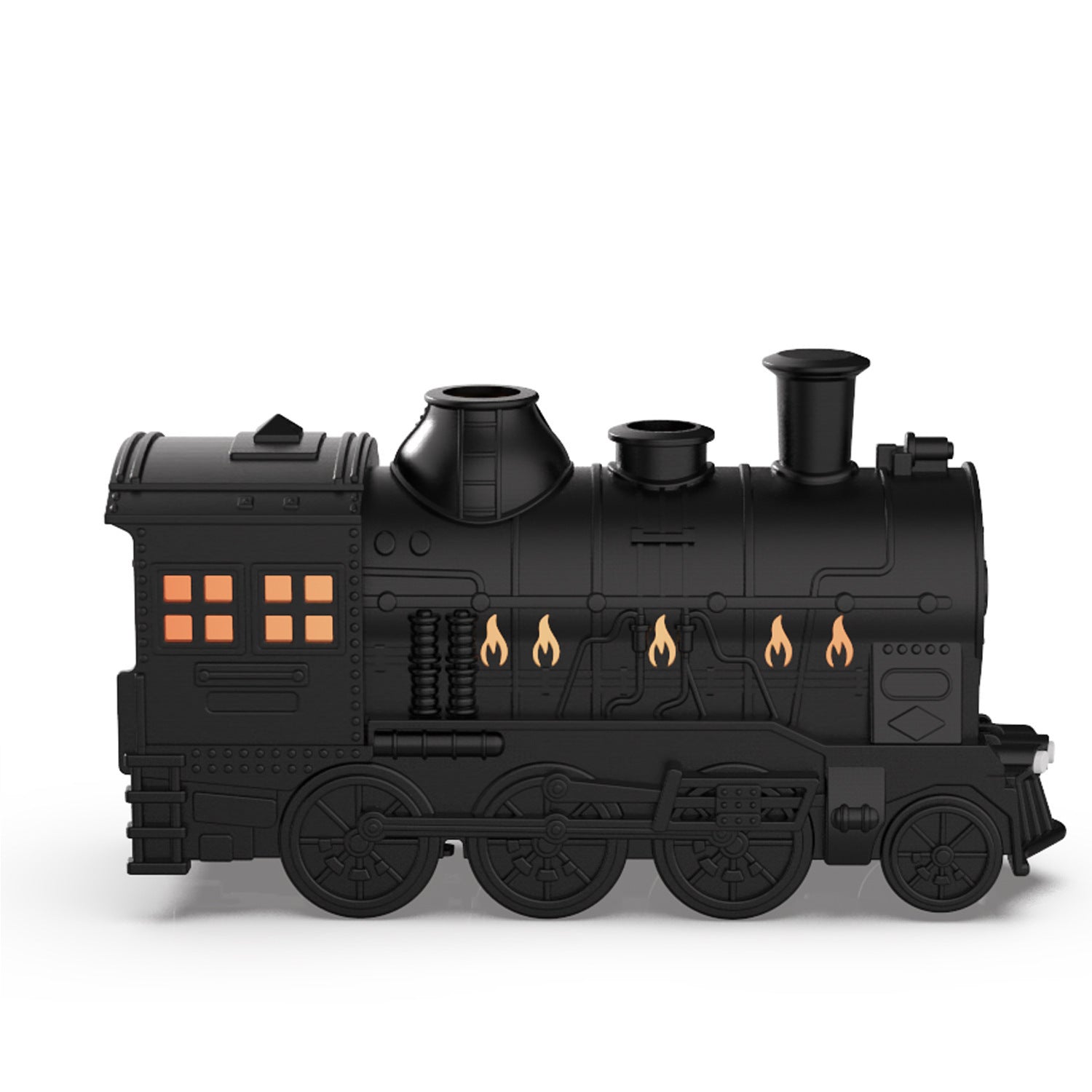 Train Shape Aromatherapy Diffuser Desktop Essential Oils Difusor Smoke Ring Double Spray Ultrasonic Air Humidifier With LED Lamp - Bellarte Enchanté Train Shape Aromatherapy Diffuser Desktop Essential Oils Difusor Smoke Ring Double Spray Ultrasonic Air Humidifier With LED Lamp