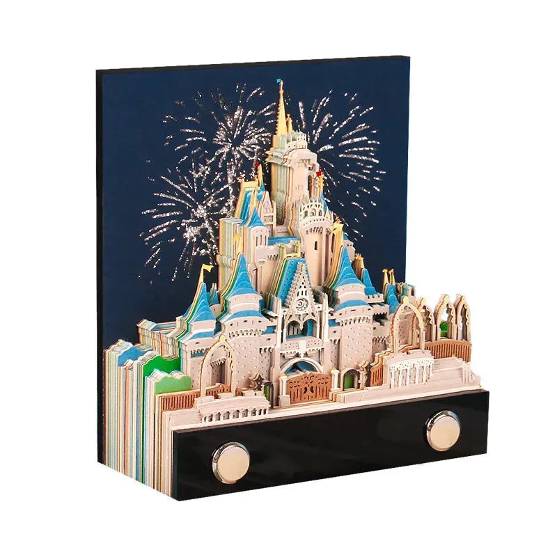 Tree House Panoramic 3D Notes Paper Carving Creative Calendar Decoration - Bellarte Enchanté Tree House Panoramic 3D Notes Paper Carving Creative Calendar Decoration