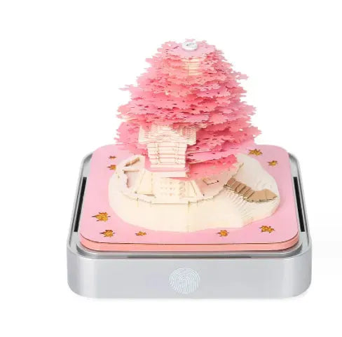 Tree House Paper Carving Notepad Creative Weekly Calendar Earth Calendar - Bellarte Enchanté Tree House Paper Carving Notepad Creative Weekly Calendar Earth Calendar