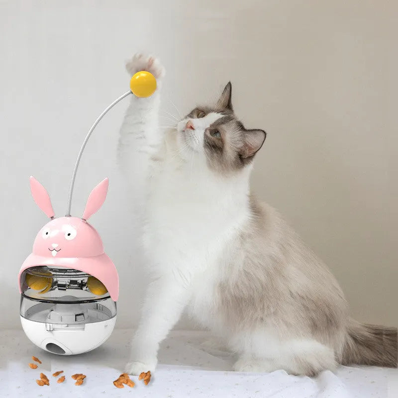 Tumbler Leaky Ball Cat And Dog Educational Toys - Bellarte Enchanté Tumbler Leaky Ball Cat And Dog Educational Toys