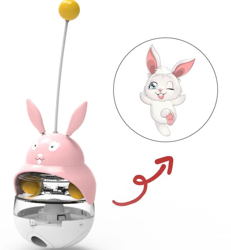 Tumbler Leaky Ball Cat And Dog Educational Toys - Bellarte Enchanté Tumbler Leaky Ball Cat And Dog Educational Toys