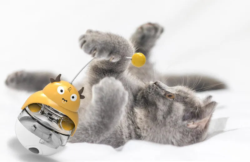 Tumbler Leaky Ball Cat And Dog Educational Toys - Bellarte Enchanté Tumbler Leaky Ball Cat And Dog Educational Toys