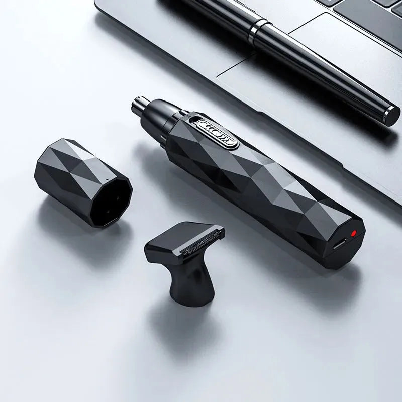 Two-in-one Electric Men's Nose Hair & Trimmer - Bellarte Enchanté Two-in-one Electric Men's Nose Hair & Trimmer