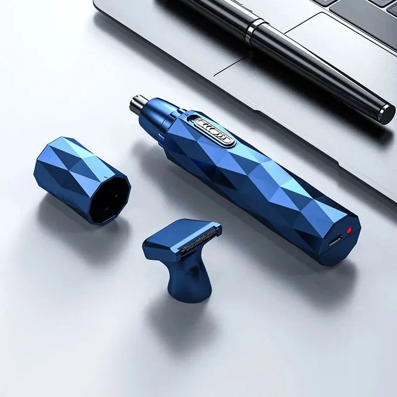 Two-in-one Electric Men's Nose Hair & Trimmer - Bellarte Enchanté Two-in-one Electric Men's Nose Hair & Trimmer