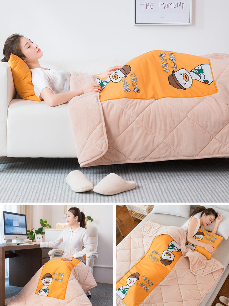 Two-in-one Thick Foldable Pillow And Quilt - Bellarte Enchanté Two-in-one Thick Foldable Pillow And Quilt