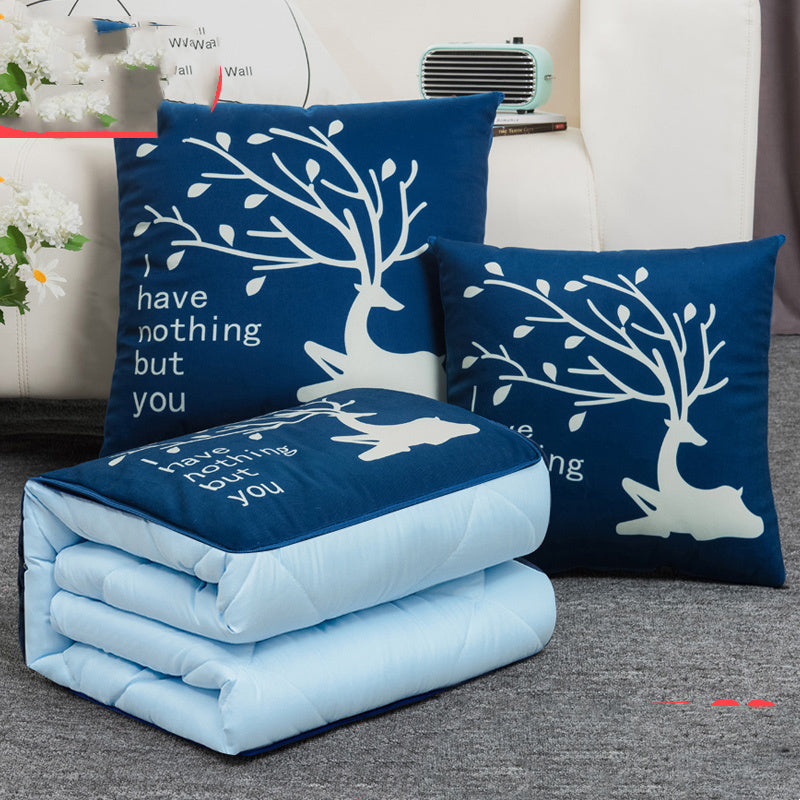 Two-in-one Thick Foldable Pillow And Quilt - Bellarte Enchanté Two-in-one Thick Foldable Pillow And Quilt