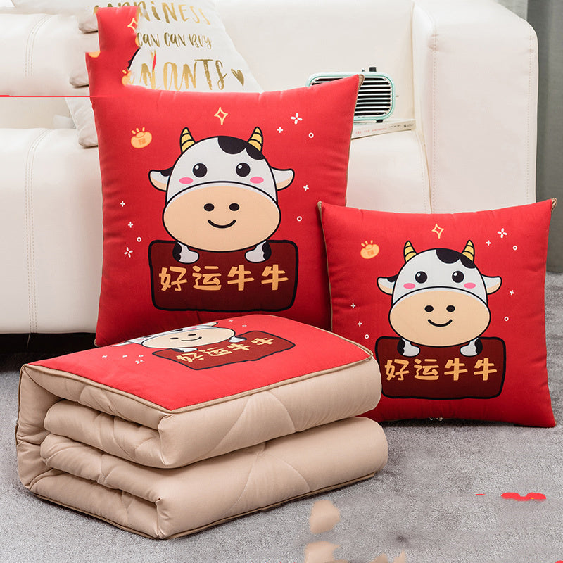 Two-in-one Thick Foldable Pillow And Quilt - Bellarte Enchanté Two-in-one Thick Foldable Pillow And Quilt