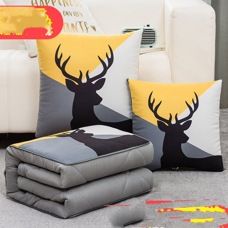 Two-in-one Thick Foldable Pillow And Quilt - Bellarte Enchanté Two-in-one Thick Foldable Pillow And Quilt
