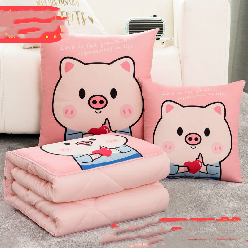 Two-in-one Thick Foldable Pillow And Quilt - Bellarte Enchanté Two-in-one Thick Foldable Pillow And Quilt