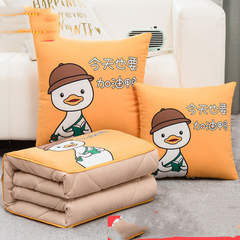 Two-in-one Thick Foldable Pillow And Quilt - Bellarte Enchanté Two-in-one Thick Foldable Pillow And Quilt