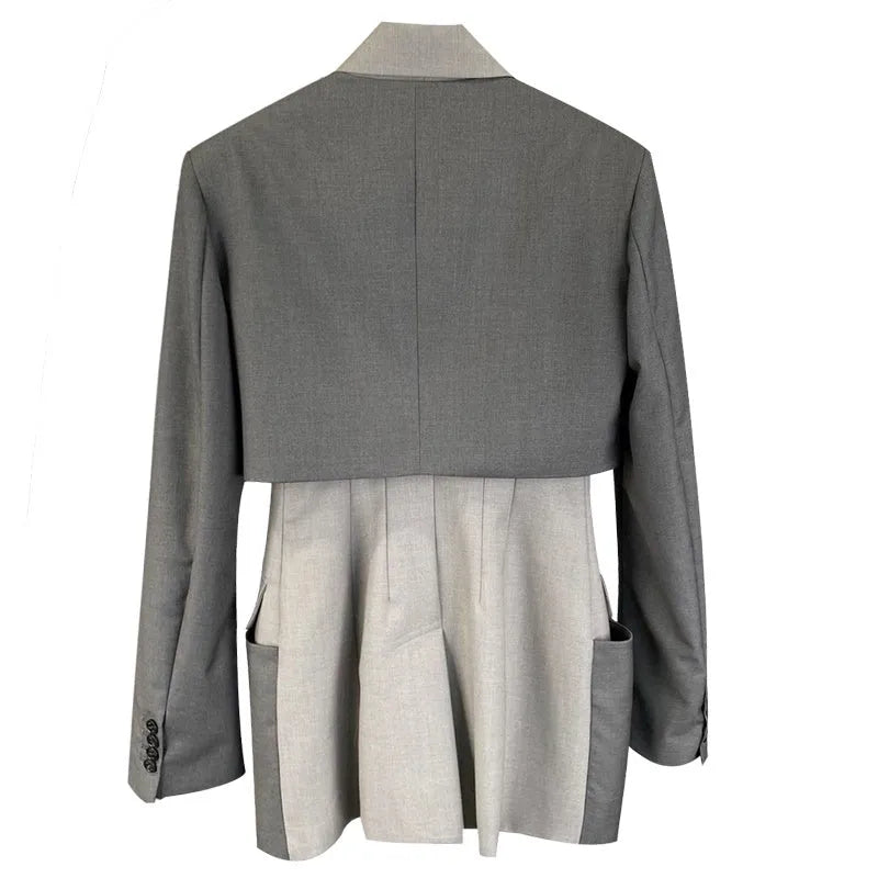 Two Pieces Of Casual Fake Jackets With A Hollowed - Bellarte Enchanté Two Pieces Of Casual Fake Jackets With A Hollowed