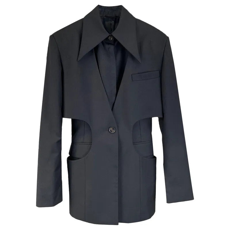 Two Pieces Of Casual Fake Jackets With A Hollowed - Bellarte Enchanté Two Pieces Of Casual Fake Jackets With A Hollowed