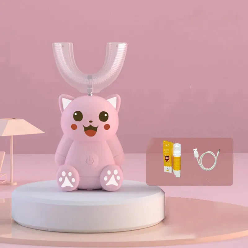 U-Shaped Children's Electric Toothbrush Fully Automatic Baby - Bellarte Enchanté U-Shaped Children's Electric Toothbrush Fully Automatic Baby