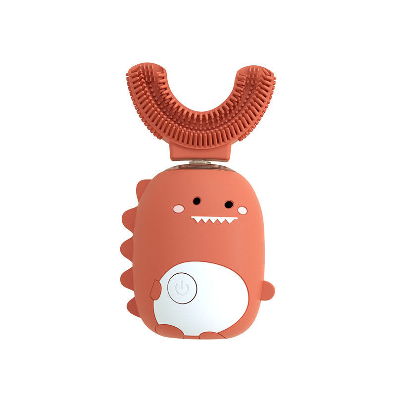 U-Shaped Children's Electric Toothbrush Soft Bristles Waterproof Automatic Ultrasonic Teeth Tooth Brush Cartoon Pattern - Bellarte Enchanté U-Shaped Children's Electric Toothbrush Soft Bristles Waterproof Automatic Ultrasonic Teeth Tooth Brush Cartoon Pattern