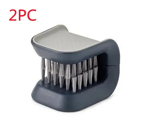 U-Shaped Knife And Cutlery Cleaner Brush Home Kitchen Cleaning Brushes Bristle Scrub Kitchen Washing - Bellarte Enchanté U-Shaped Knife And Cutlery Cleaner Brush Home Kitchen Cleaning Brushes Bristle Scrub Kitchen Washing