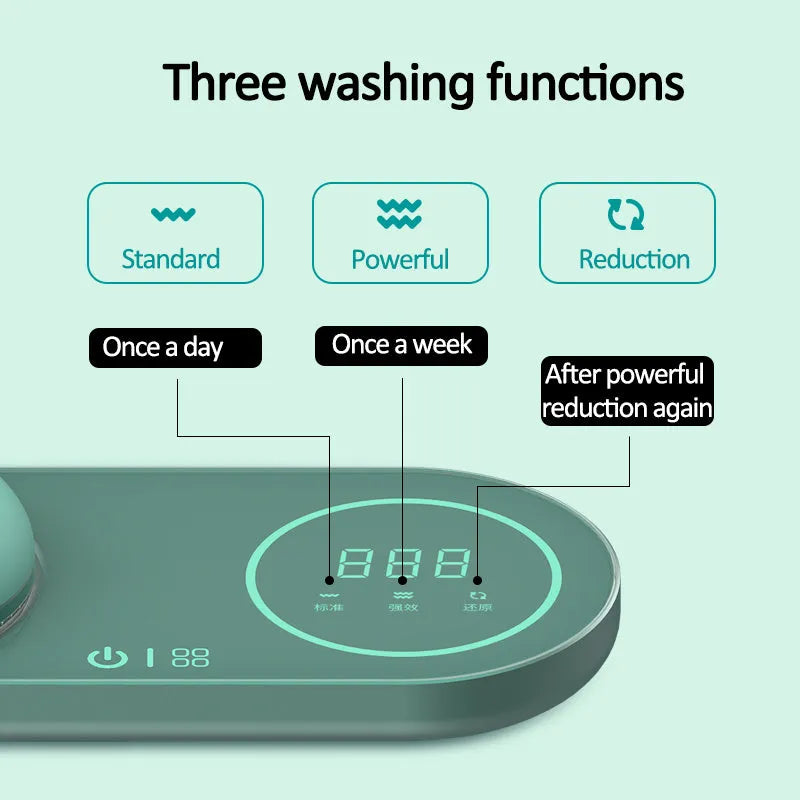 Ultrasonic Lens Cleaner Contact Lens Cleaning Machine Sonic Washing Case USB Charge - Bellarte Enchanté Ultrasonic Lens Cleaner Contact Lens Cleaning Machine Sonic Washing Case USB Charge