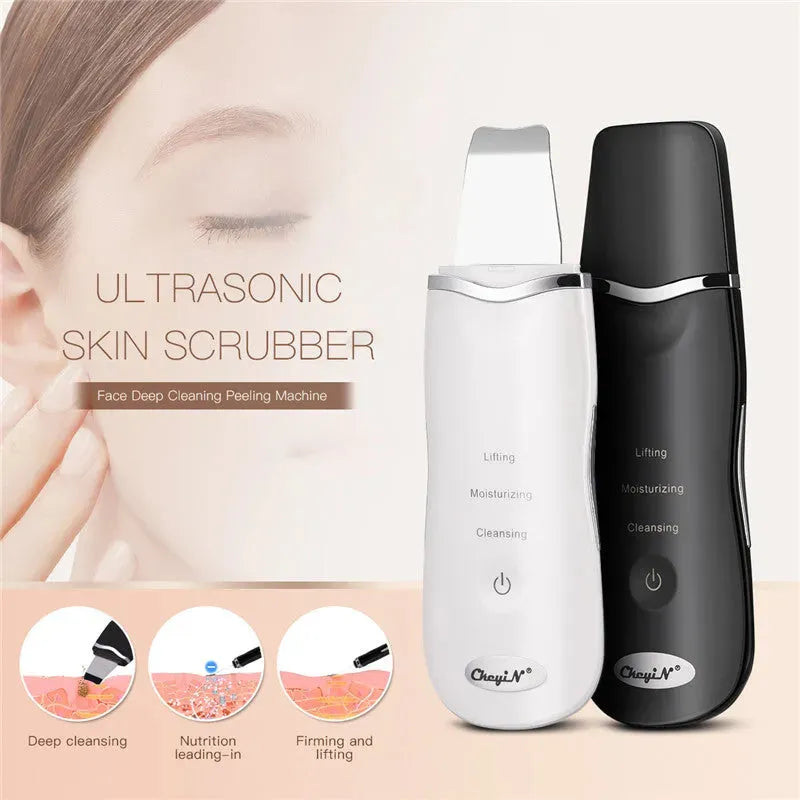 Ultrasonic Peeling Skin Care Beauty Facial Cleansing - Bellarte Enchanté Ultrasonic Peeling Skin Care Beauty Facial Cleansing