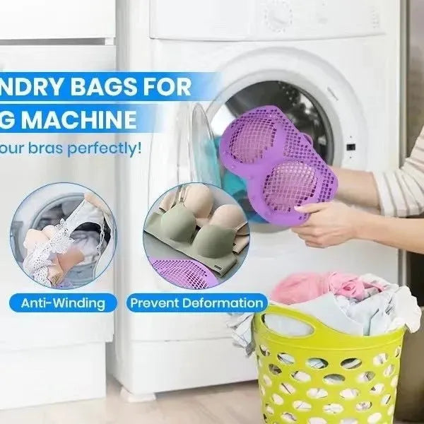 Underwear Washing Bag For Washing Machine Anti Deformation Bra Bag Silicone Washing Bag Bra Washing Bag Washing Net Bag - Bellarte Enchanté Underwear Washing Bag For Washing Machine Anti Deformation Bra Bag Silicone Washing Bag Bra Washing Bag Washing Net Bag