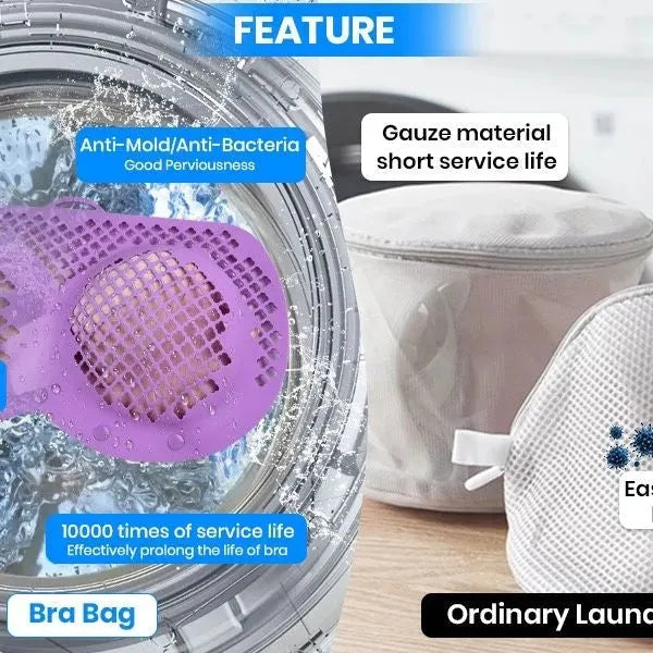 Underwear Washing Bag For Washing Machine Anti Deformation Bra Bag Silicone Washing Bag Bra Washing Bag Washing Net Bag - Bellarte Enchanté Underwear Washing Bag For Washing Machine Anti Deformation Bra Bag Silicone Washing Bag Bra Washing Bag Washing Net Bag
