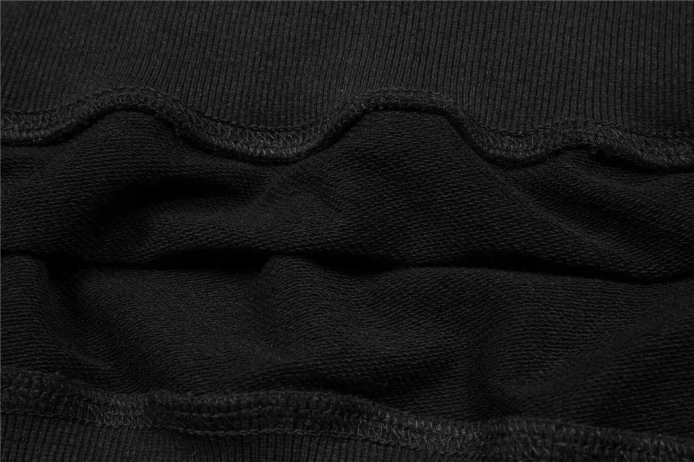 "Unleash Your Dark Side with our Dark Alphabet Print Hoodie - The Ultimate Men's for Edgy Style!" - Bellarte Enchanté "Unleash Your Dark Side with our Dark Alphabet Print Hoodie - The Ultimate Men's for Edgy Style!"