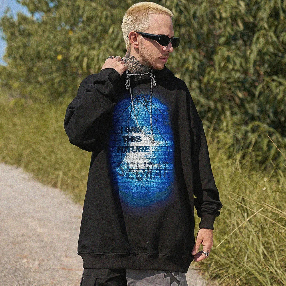 "Unleash Your Dark Side with our Dark Alphabet Print Hoodie - The Ultimate Men's for Edgy Style!" - Bellarte Enchanté "Unleash Your Dark Side with our Dark Alphabet Print Hoodie - The Ultimate Men's for Edgy Style!"