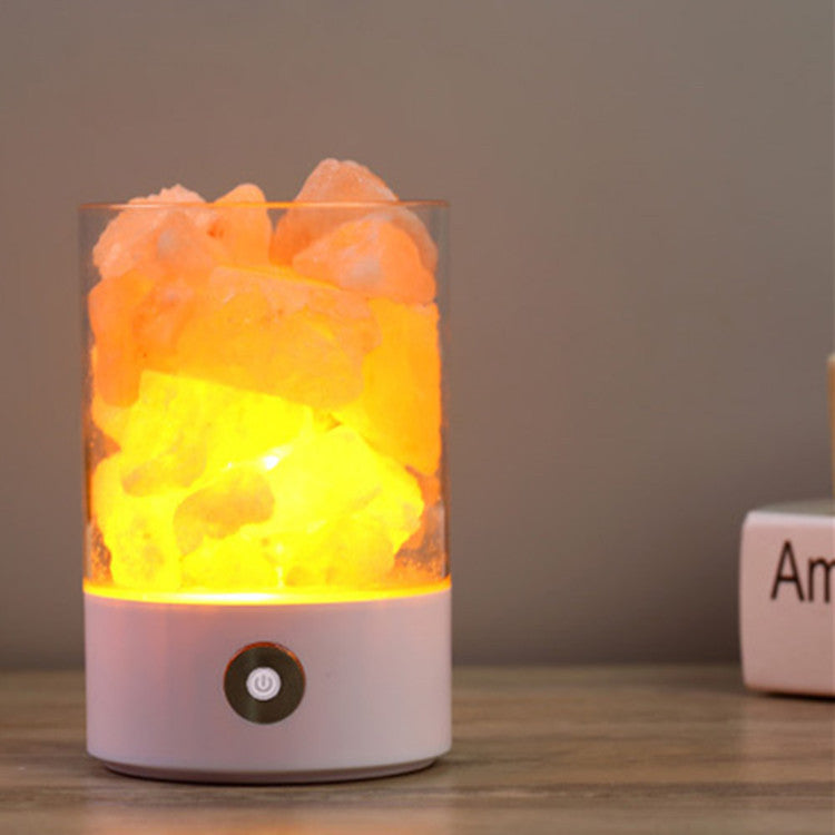 USB Crystal Light Himalayan Salt LED Lamp - Bellarte Enchanté USB Crystal Light Himalayan Salt LED Lamp