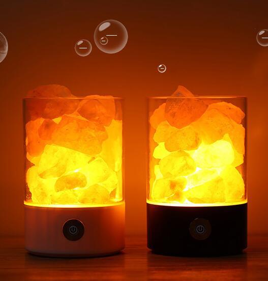 USB Crystal Light Himalayan Salt LED Lamp - Bellarte Enchanté USB Crystal Light Himalayan Salt LED Lamp