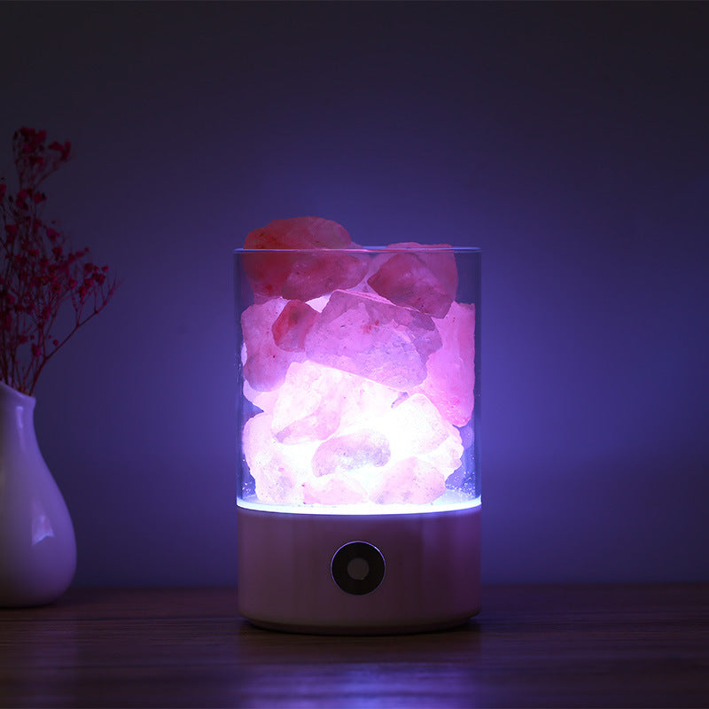 USB Crystal Light Himalayan Salt LED Lamp - Bellarte Enchanté USB Crystal Light Himalayan Salt LED Lamp