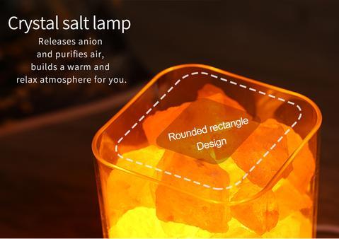 USB Crystal Light Himalayan Salt LED Lamp - Bellarte Enchanté USB Crystal Light Himalayan Salt LED Lamp