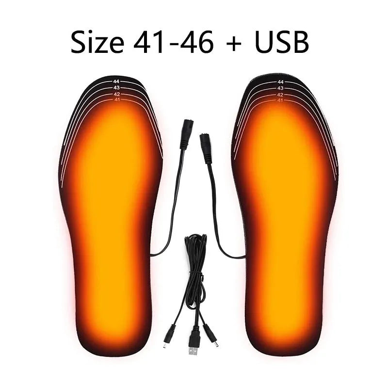 USB Heated Shoes Insoles Can Be Cut Winter Warm Heating Insoles Pad Feet For Boots Sneaker Shoes - Bellarte Enchanté USB Heated Shoes Insoles Can Be Cut Winter Warm Heating Insoles Pad Feet For Boots Sneaker Shoes